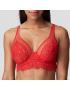 Bralette PrimaDonna Twist First Night 0141886-PDA cup F, με μπανέλα και δαντέλα ΚΟΚΚΙΝΟ